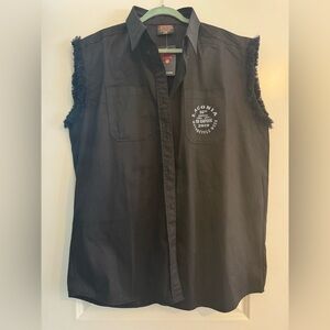 Harley-Davidson Black Sleeveless Shirt